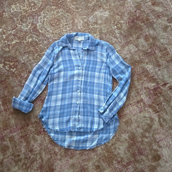 cloth & stone Tops - Cloth & Stone Women's Plaid Flannel Shirt